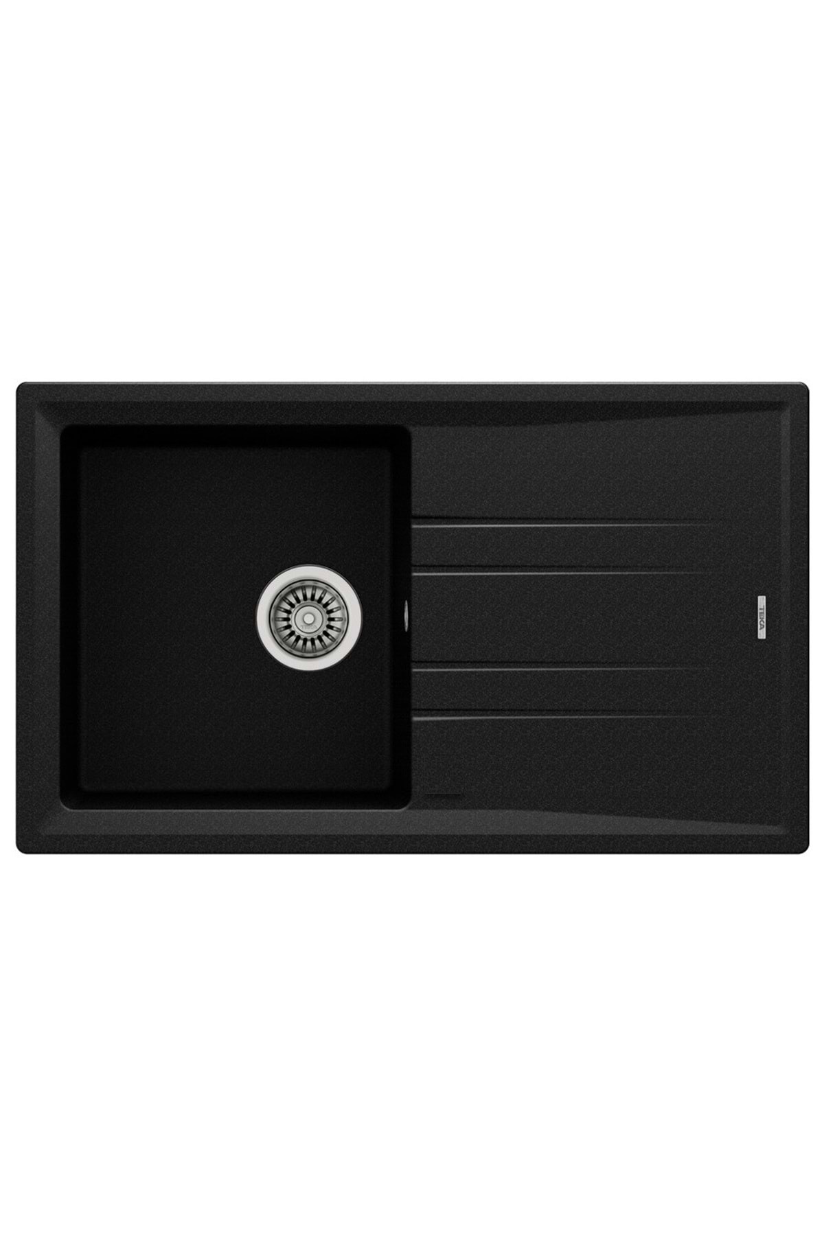 Stone 50 B-tg Metallic Black Granit Eviye