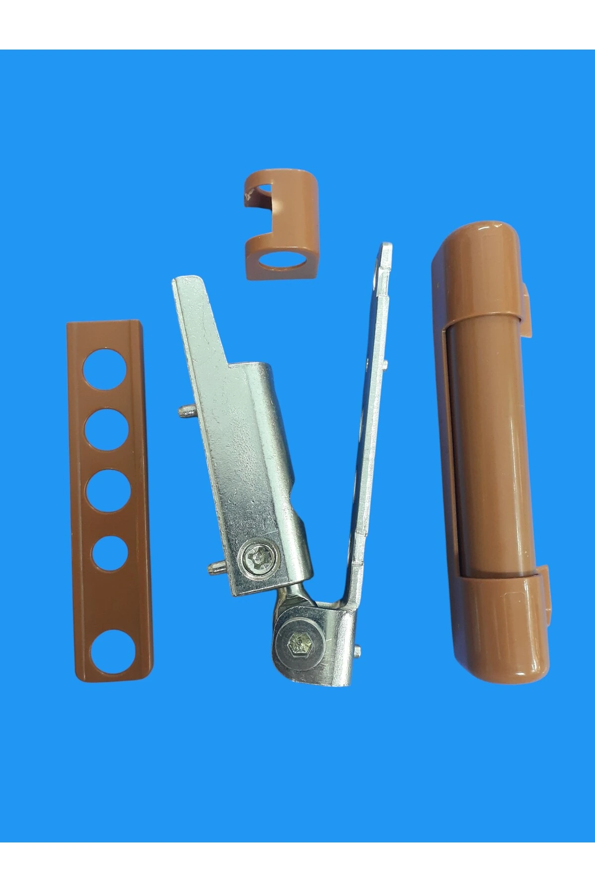 PİMAPEN ÇİFT AÇILIM KAPI VE PENCERE ALT MENTEŞESİ 1 ADET KAHVE RENGİ