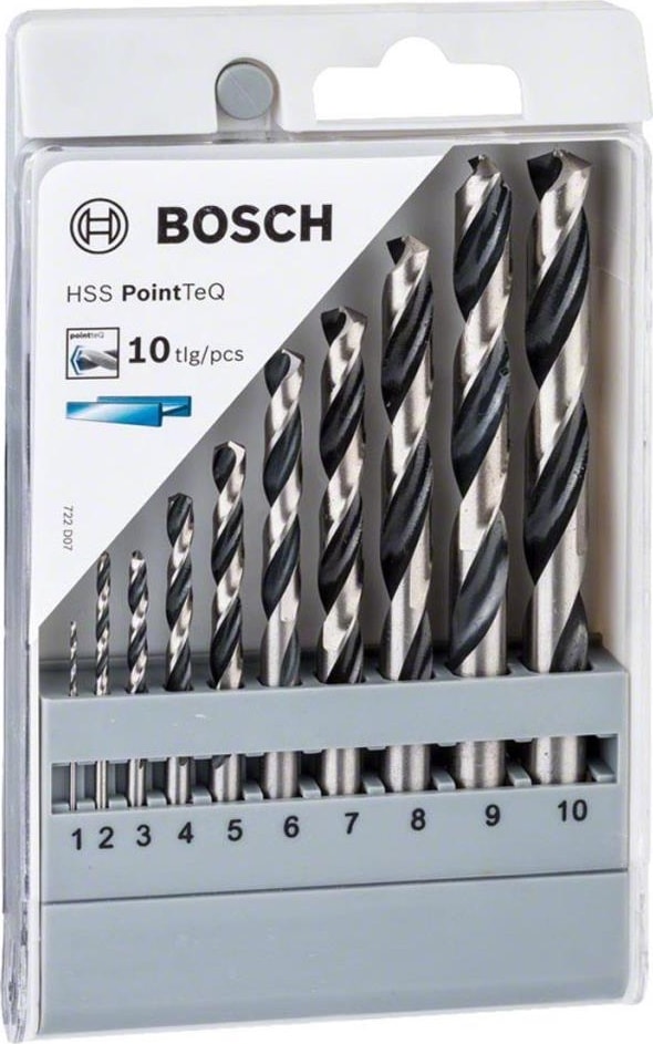 BOSCH 2608577348 Pointteq Hss 10 Parça Metal Matkap Ucu Seti