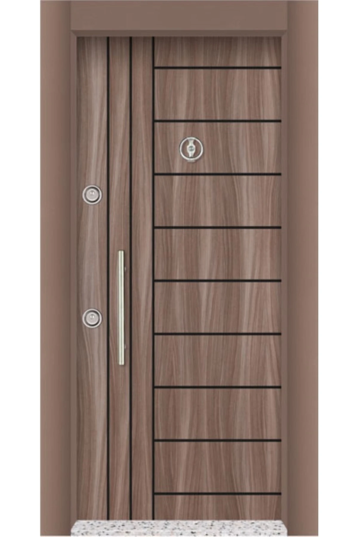 Daire Giriş Kapısı, Çelik Kapı, Mn-1806 Sağ