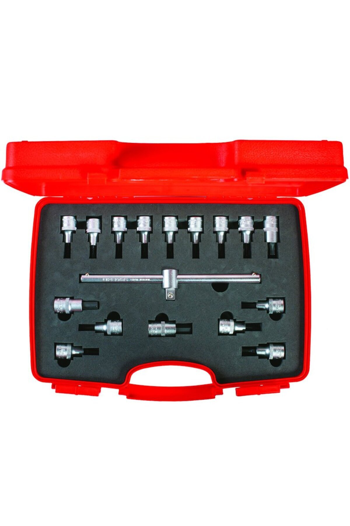 İZELTAŞ 1113006017 1/2'' Lokmalı Allen Ve Torx Uç Takımı 17 Parça