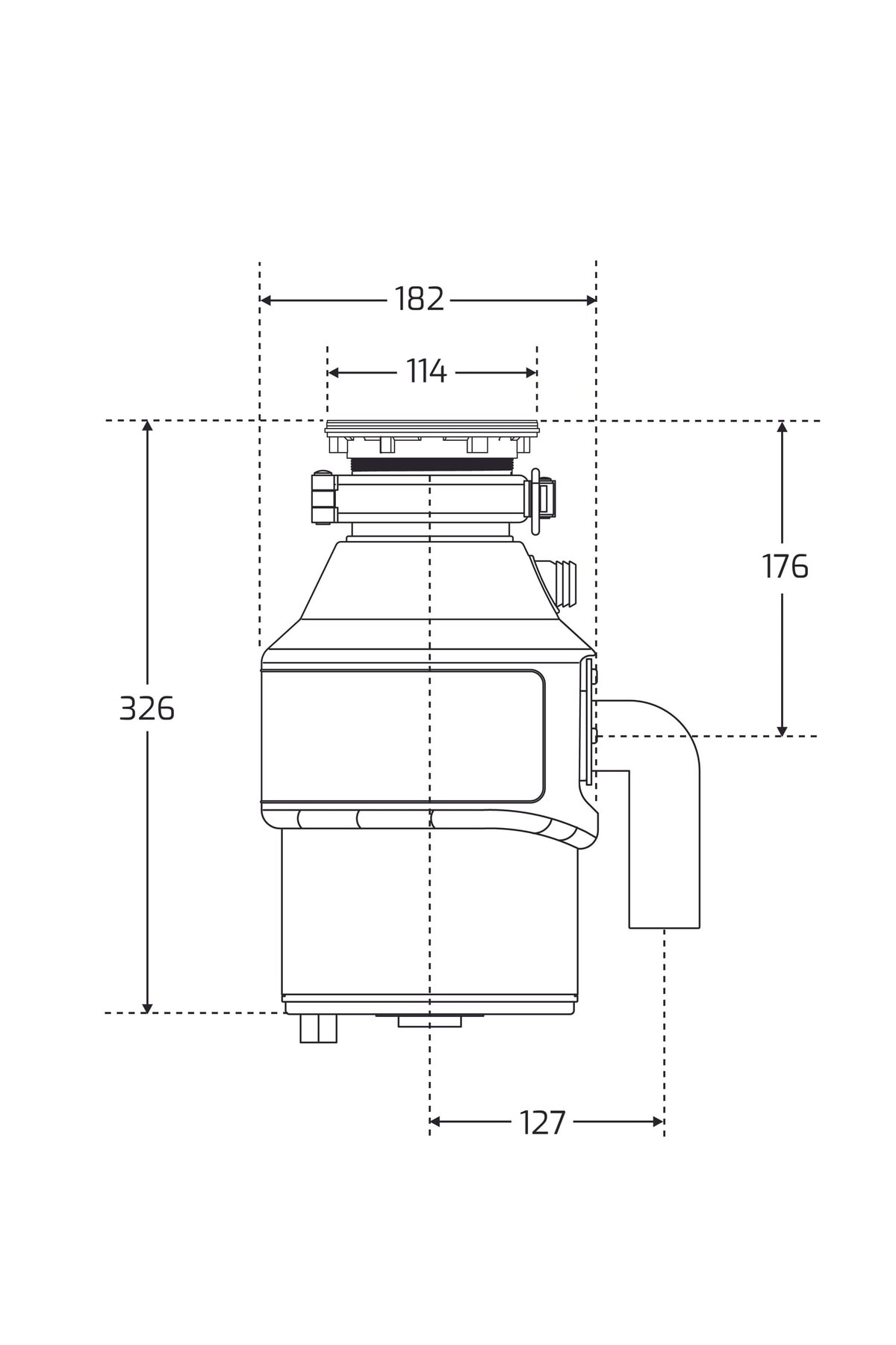 Tr 23.1 0.5hp Çöp Öğütücü