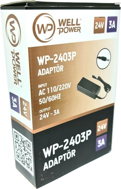 24V 3AMPER Plastik Kasa Adaptör 24V 3A