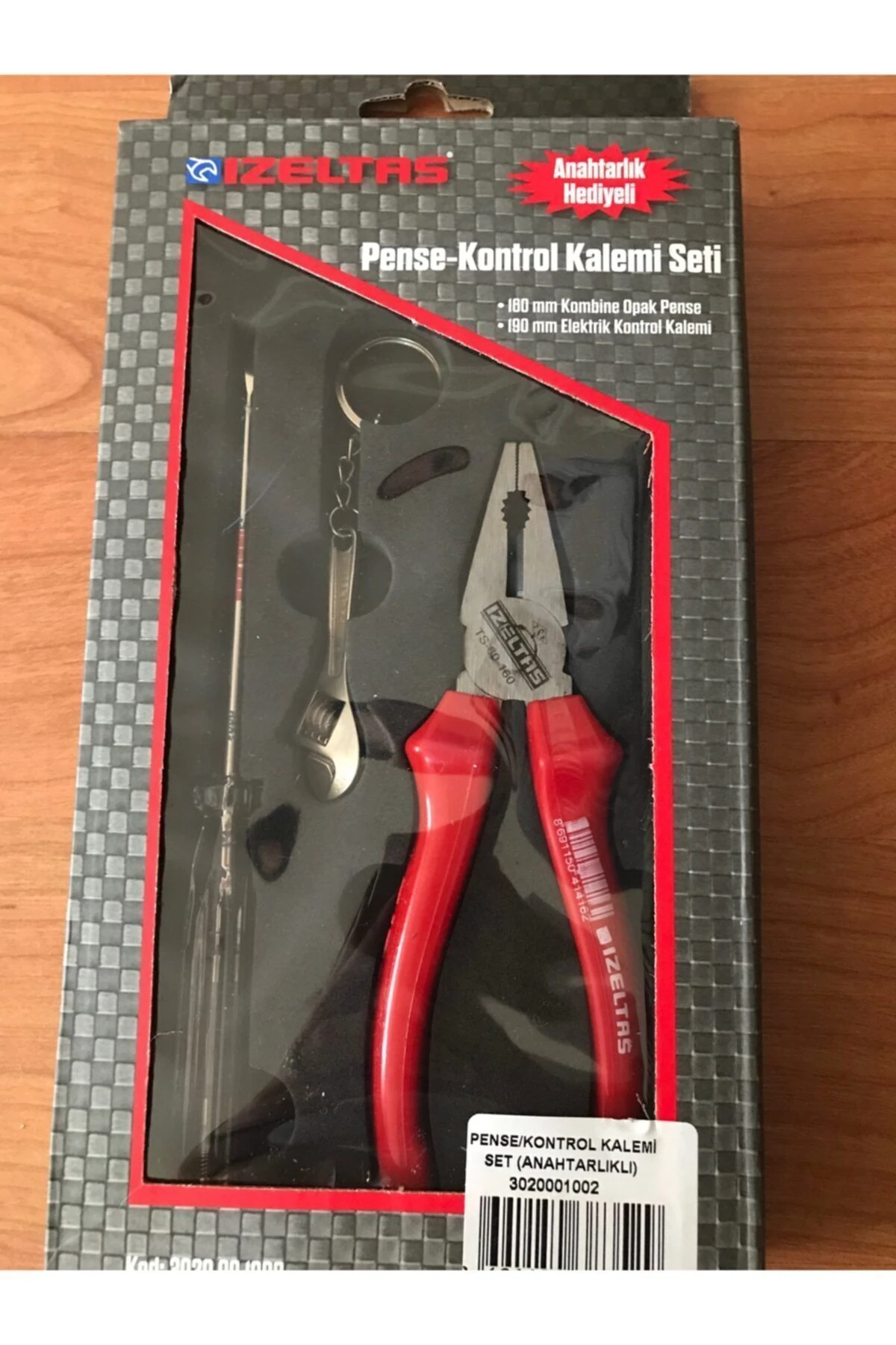 Pense Ve Kontrol Kalemi 2 Li Set Anahtarlıklı