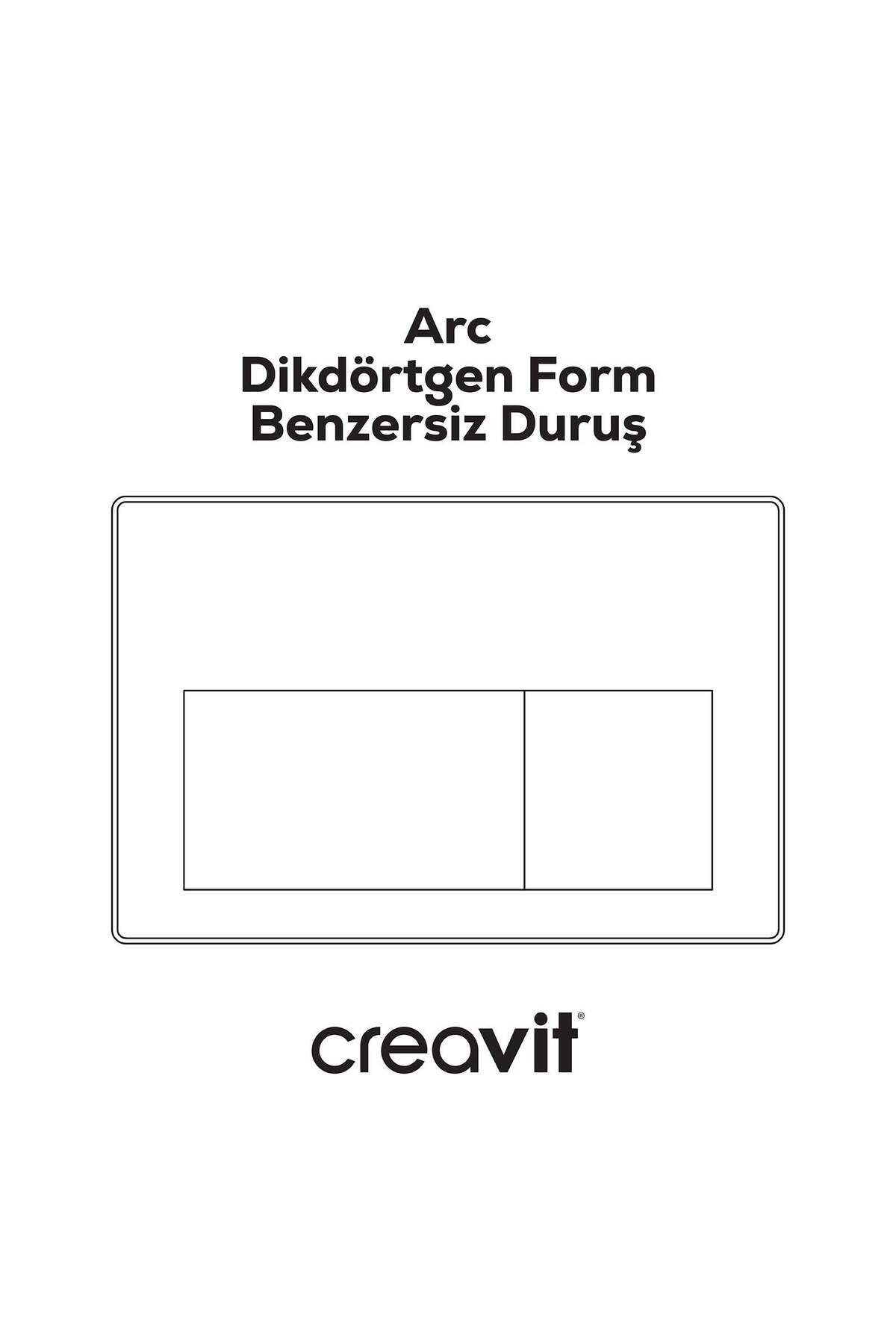 Arc Parlak Krom Kaplama Kumanda Paneli