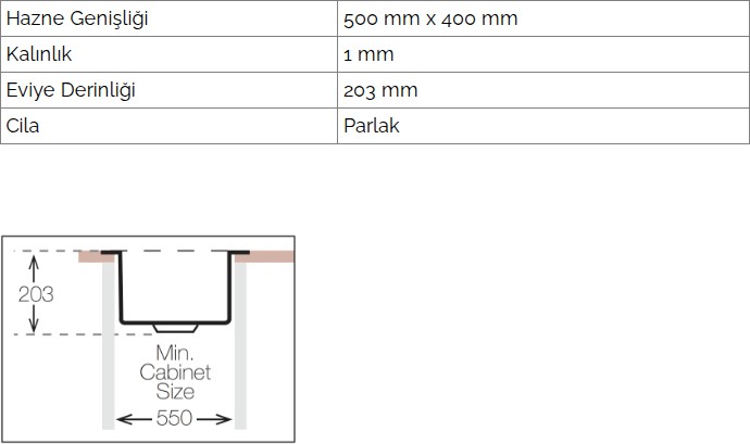 Color x 500 Tıtanıum Polısajlı T.altı