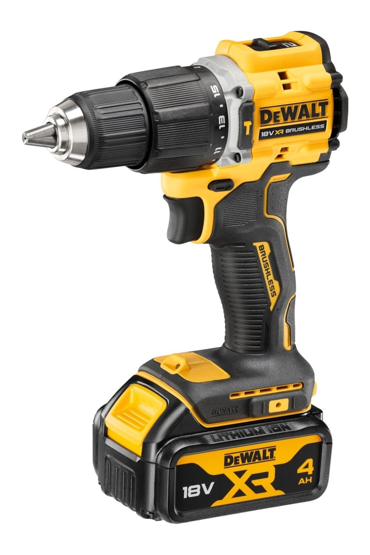 DEWALT Dcd100ym2t 18v 4.0 Ah Li-İon Çift Akülü Kömürsüz Profesyonel Darbeli Matkap