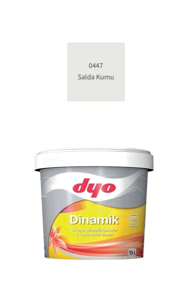 Dinamik Silinebilir Ipek Mat Iç Cephe Boyası 15 Lt-Salda Kumu
