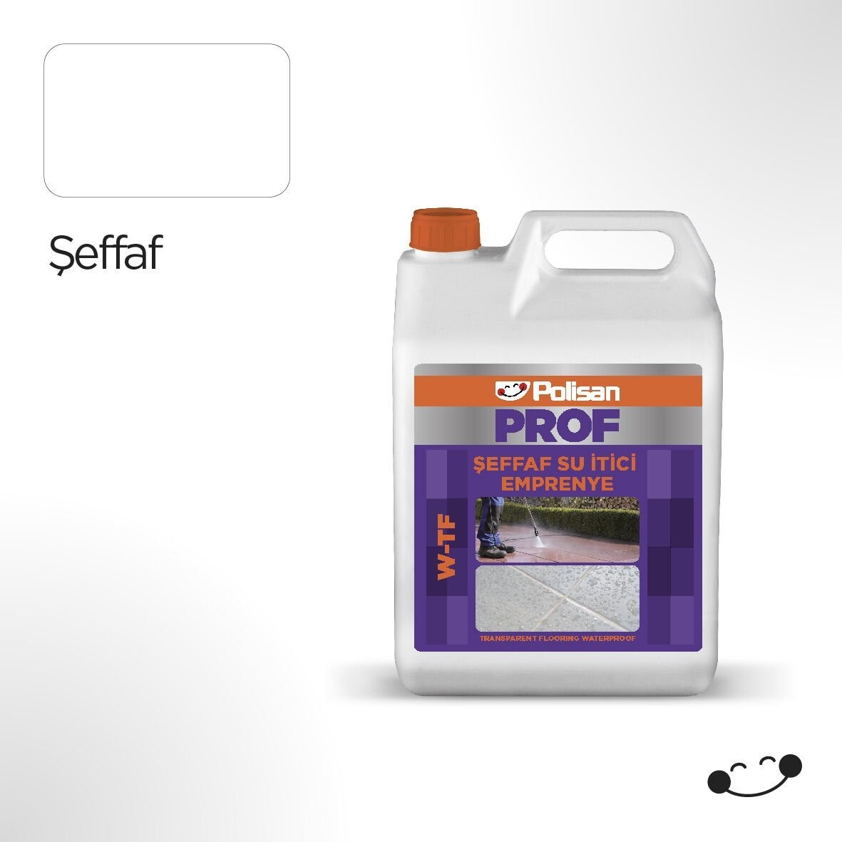 POLİSAN PROF W-TF ŞEFFAF ZEMİN SU YALITIMI 5 LT