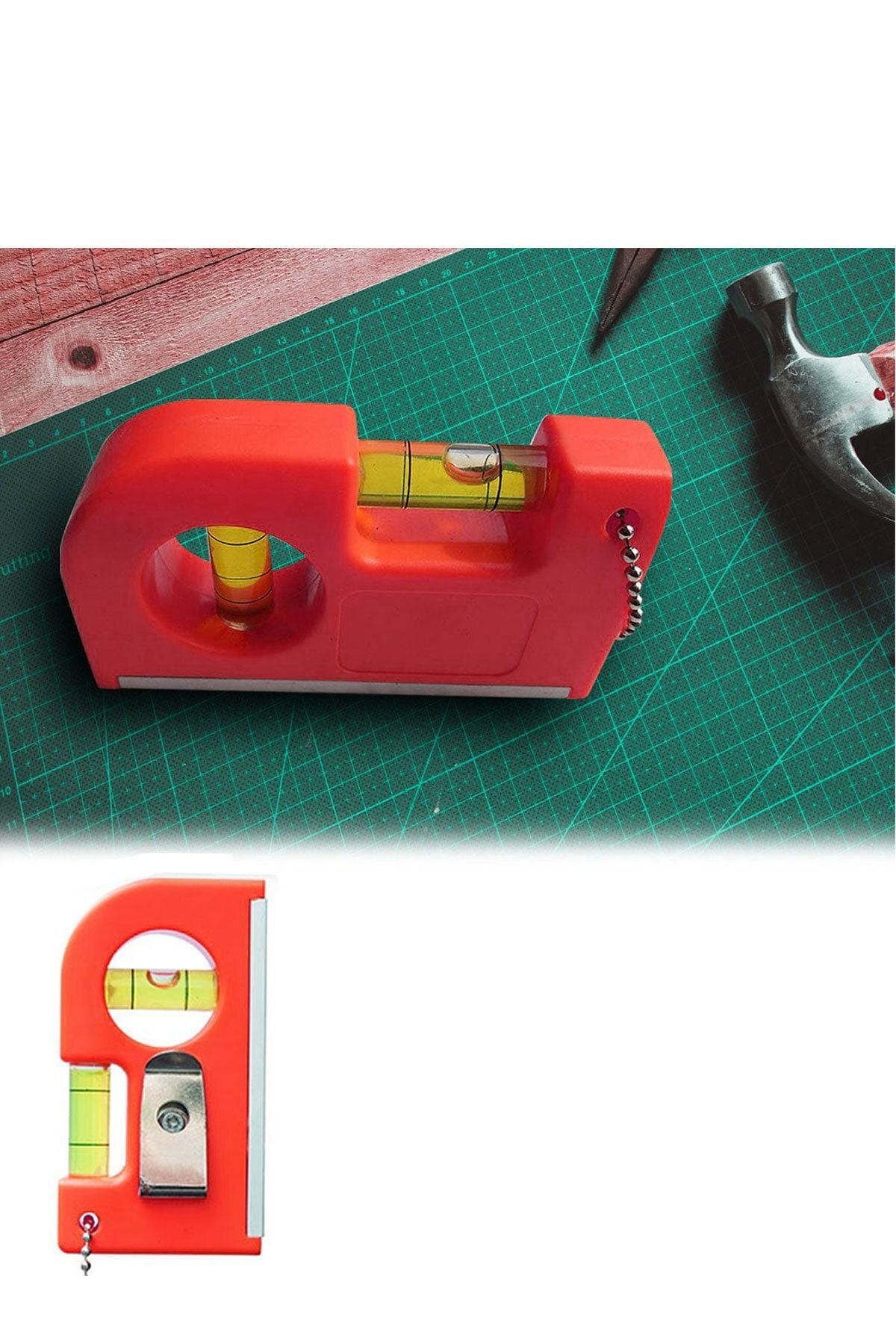 Cep Tipi Su Terazi Mıknatıslı Mini Su Terazisi 85 Mm