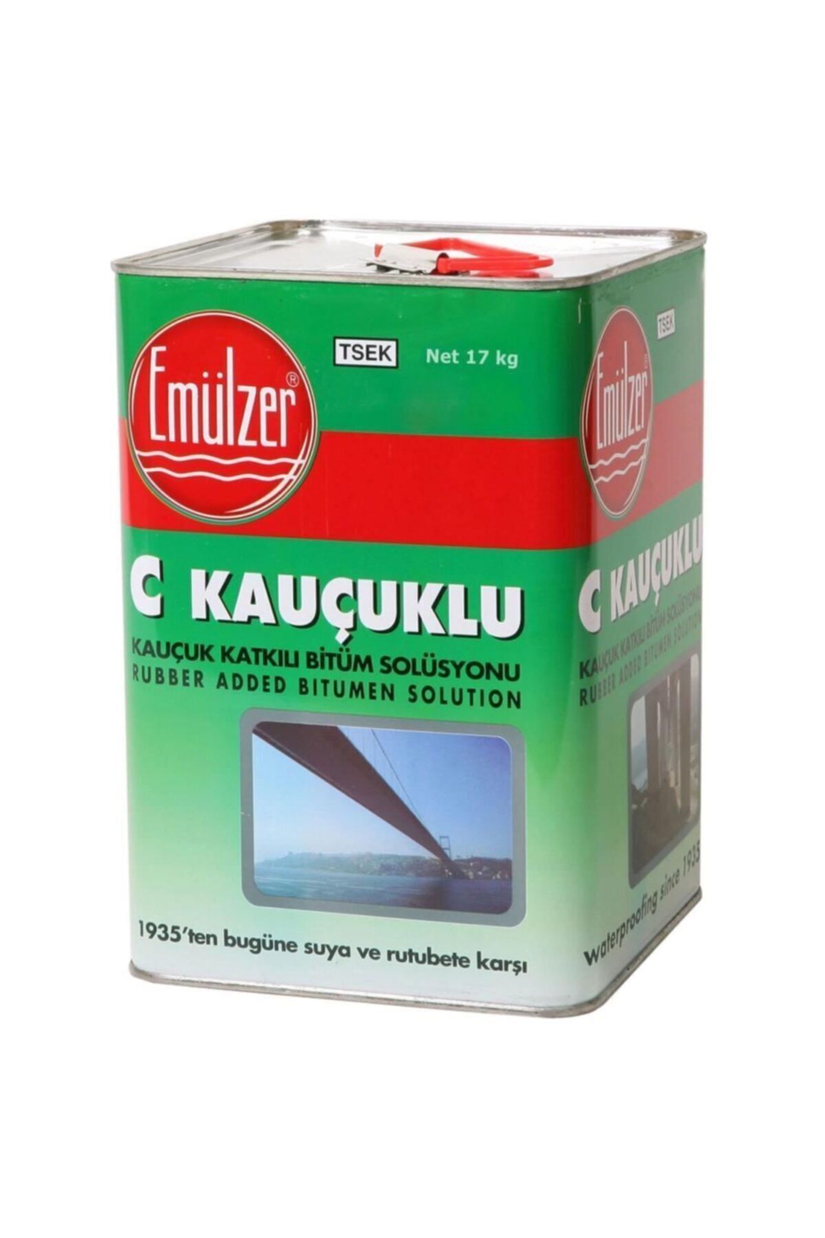 C Kauçuklu Bina Teras Çatı Bodrum Su Yalıtım Zifti 17 kg