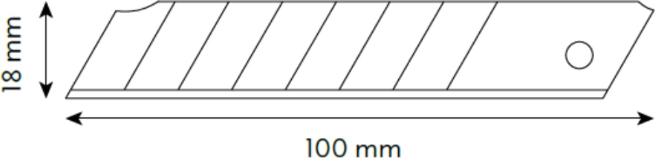 Vıp-Tec Endüstriyel 50CM Kazıma Bıçağı Yerli Üretim