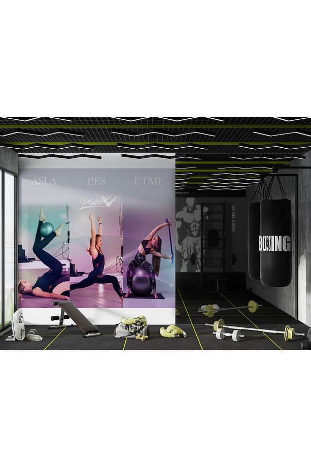 Pilates Salonu Duvar Kağıdı