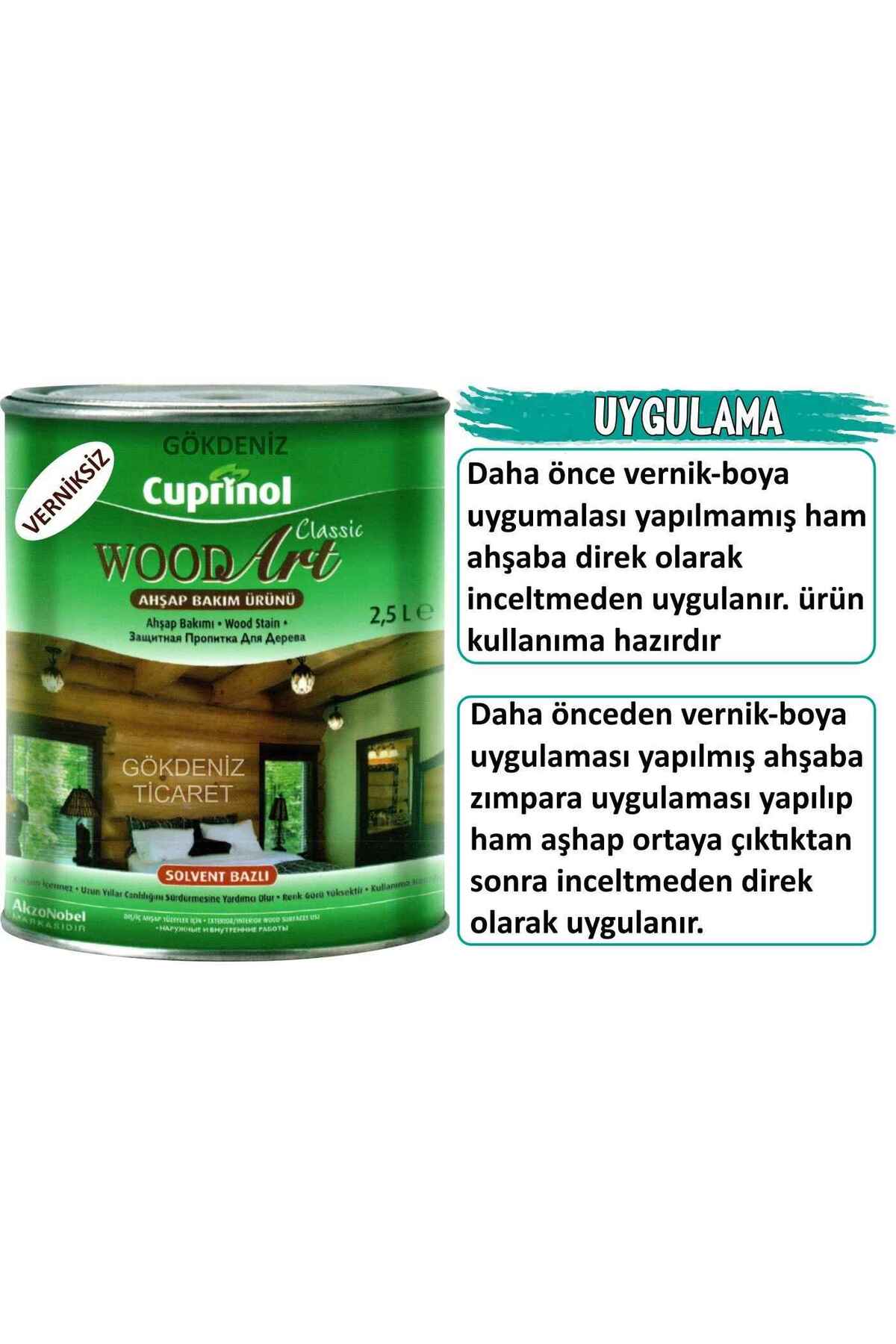 Woodart Classic Verniksiz Ahşap Bakım Ürünü 2.5lt-ahşabı Iç-dış Hava Şartlarına Karşı Korur
