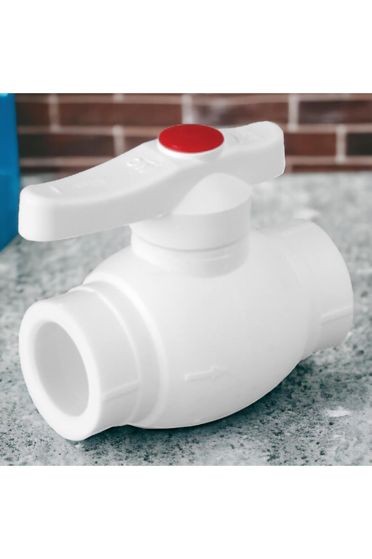 Küresel Pprc Ekonomik Plastik 25'lik Pvc Su Vanası Musluk Dişsiz Aç Kapa Boru Kaynak Makine Bağlantı