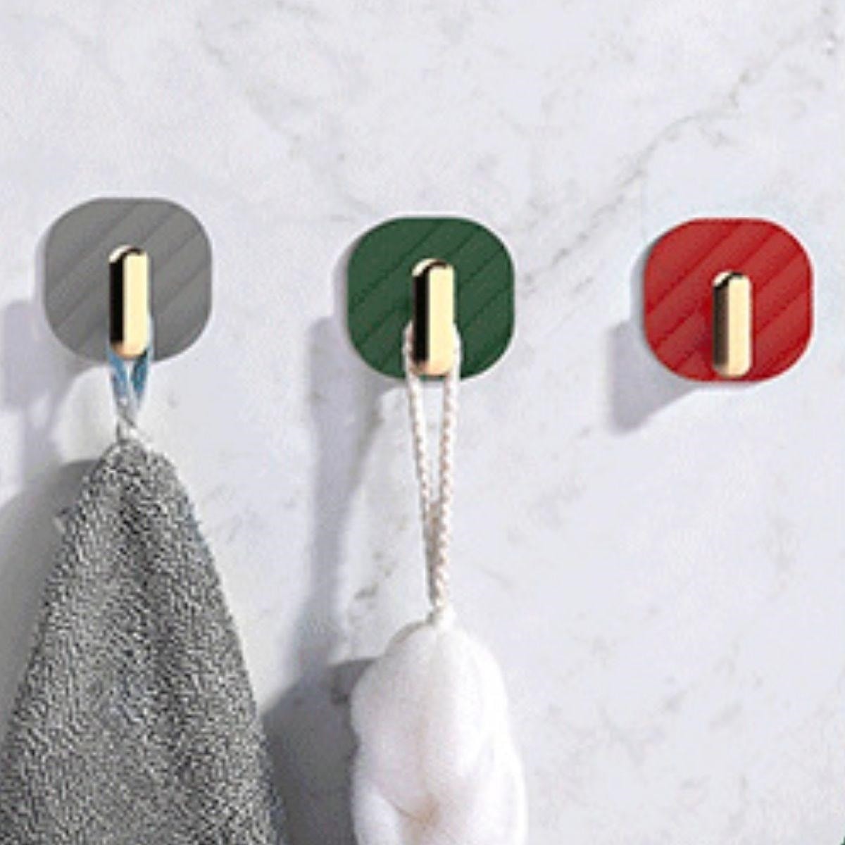 ® Retro Yeşil Yapışkanlı Dolap Kulpları (2'li Set)