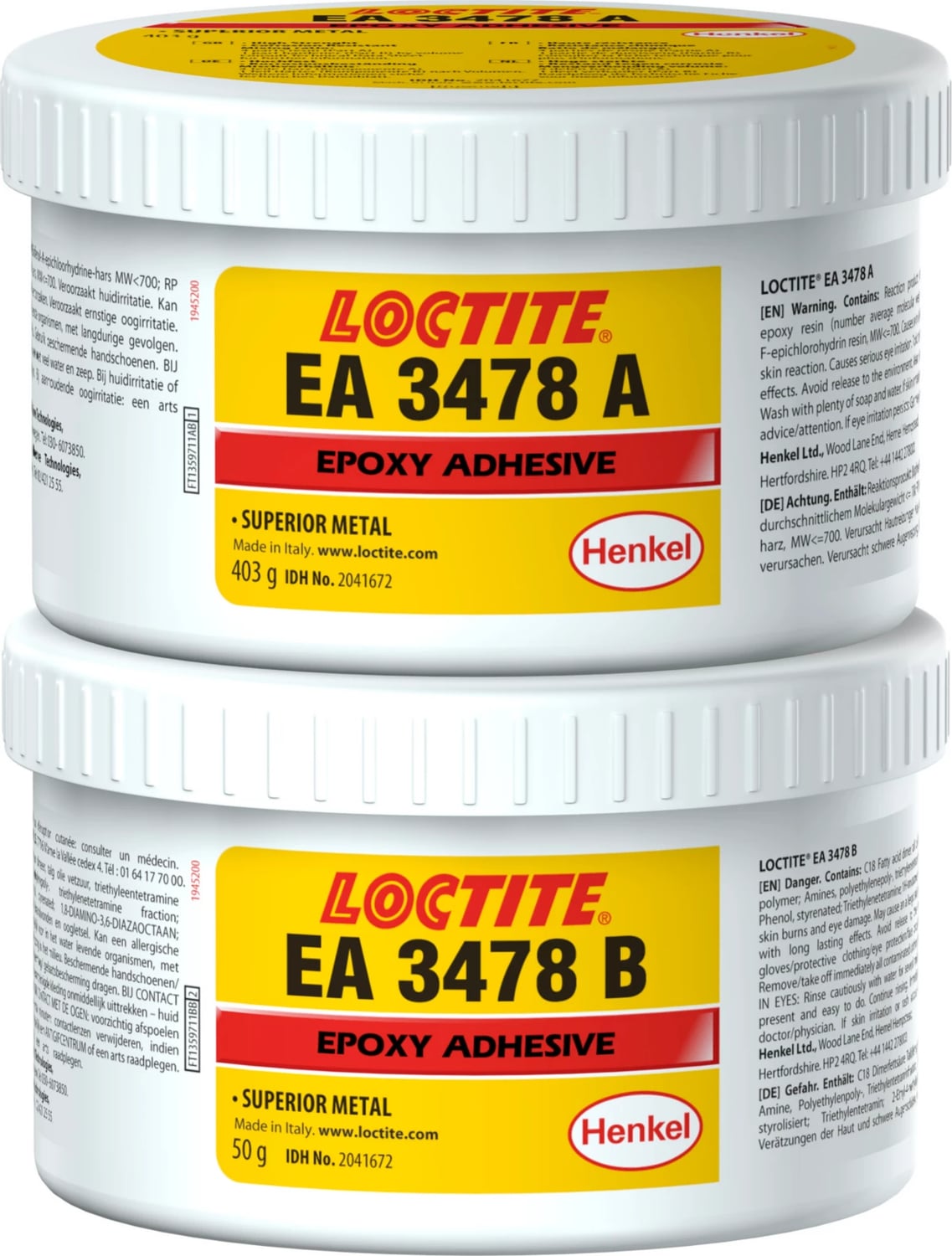 LOCTİTE Ea 3478 Ferro Silikon Folgulu Epoksi Reçine 0,453 Kg/set