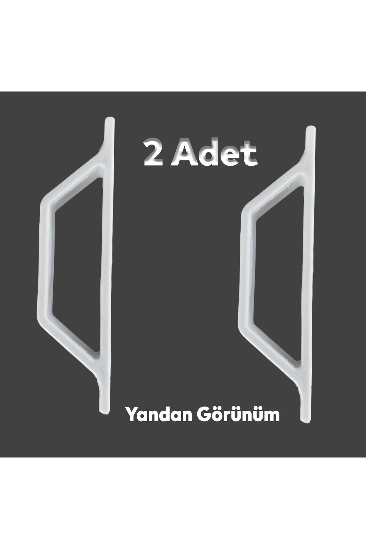 Pimapen PVC Pencere Kapı Sineklik Çerçeve Montaj Seti Plastik Kol Menteşe Çıt Çıt Tutamak 10'lu Set