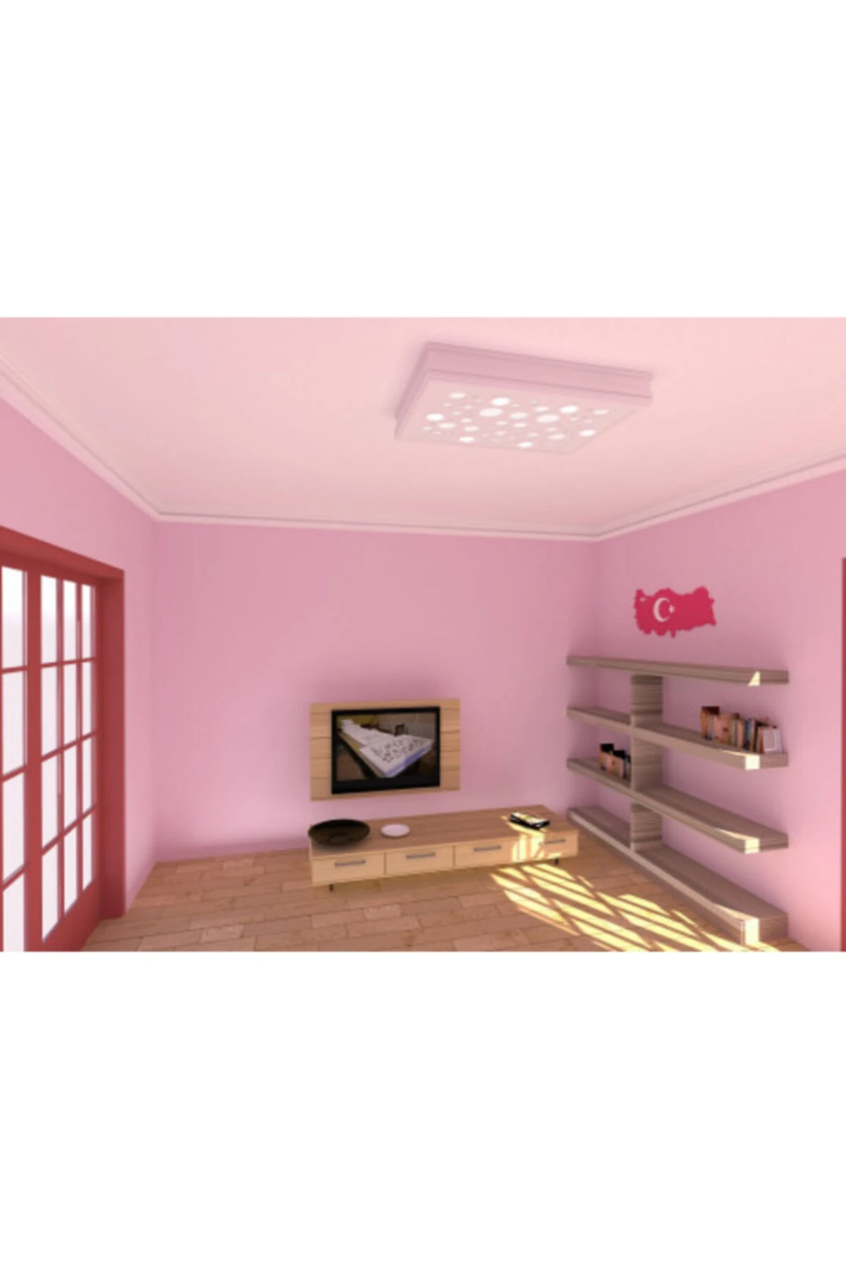 Spot Led Uyumlu Tavan Göbek 90x60x13 Cm