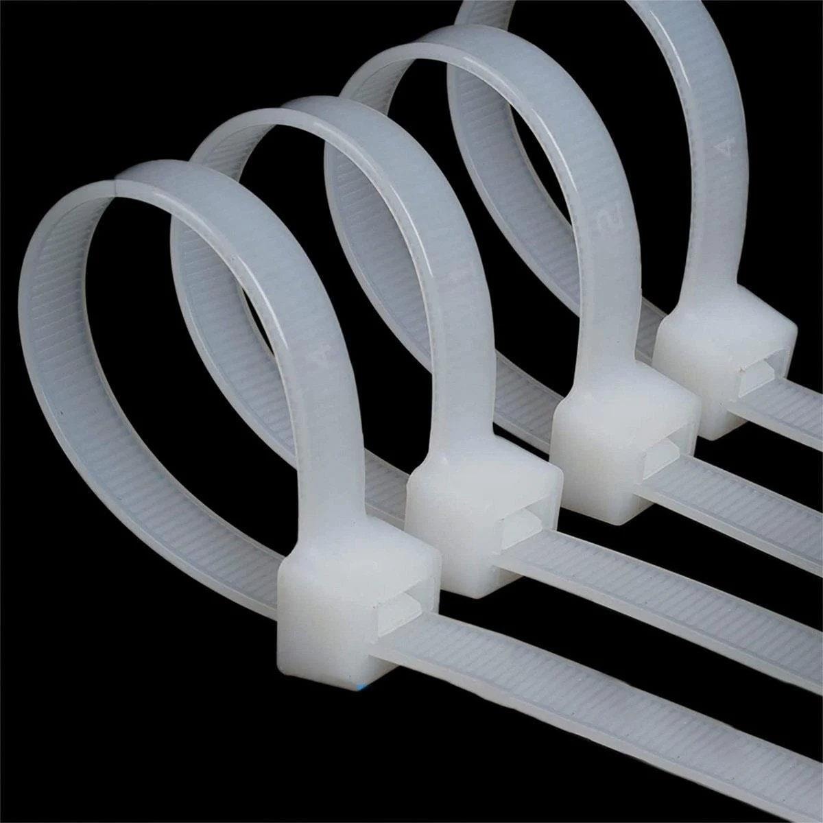 505351 Plastik Kablo Bağı Cırt Kelepçe 2.5X150 mm Beyaz (100 Adet)