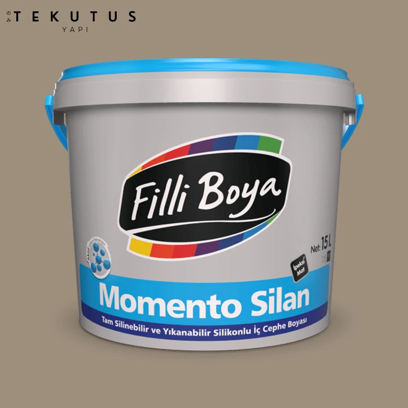 Momento Silan Silikonlu Iç Cephe Boyası 15 L Cesur Toprak