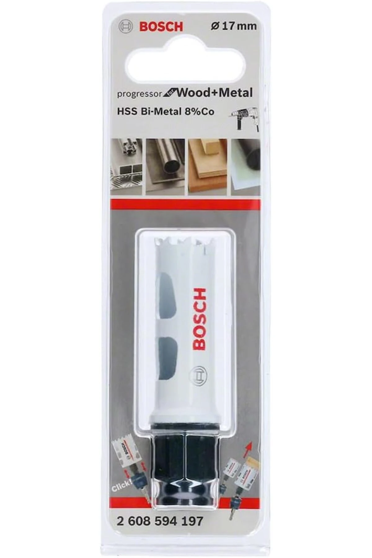 Professional Bi-Metal Delik Testeresi (%8 Kobalt Alaşım, Progresif Dişli Çit, Ahşap ve Metal i