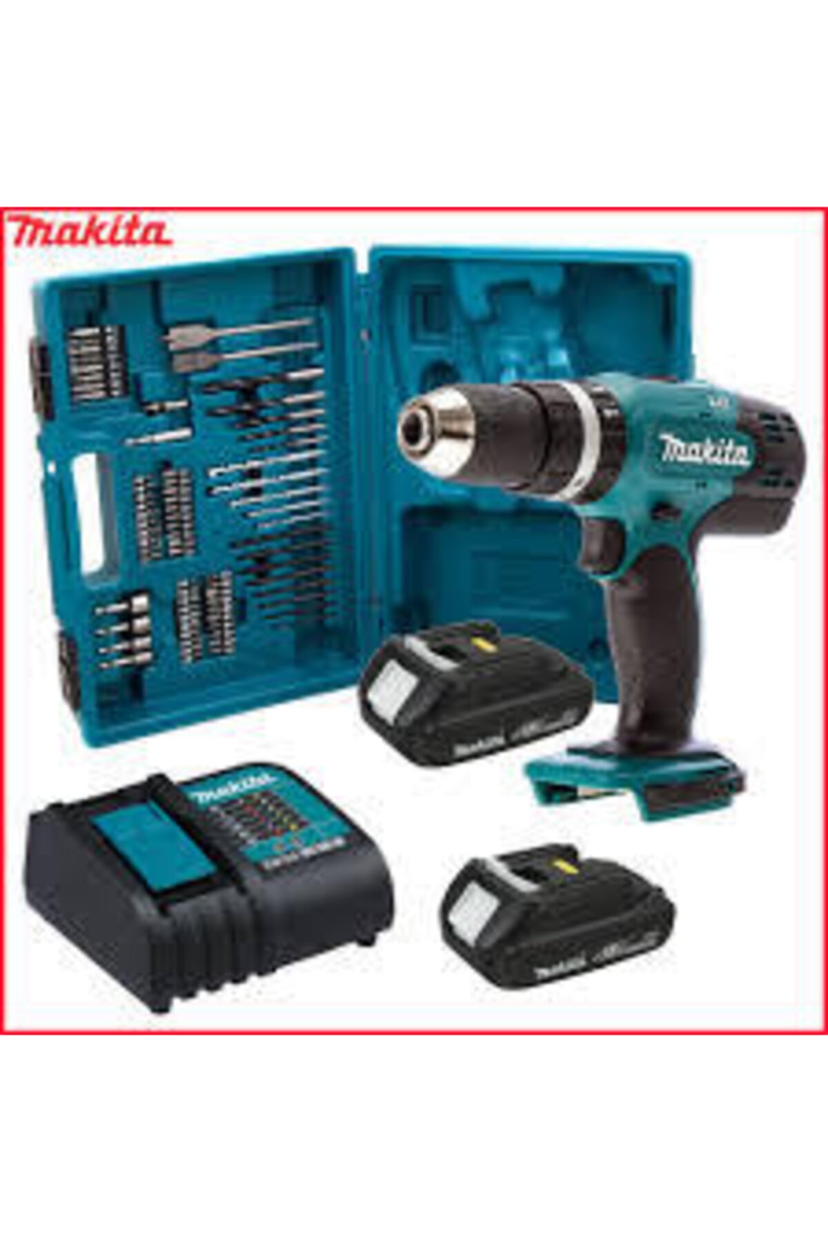 MAKİTA Ddf 453 Syx1 Akülü Matkap+uç Seti