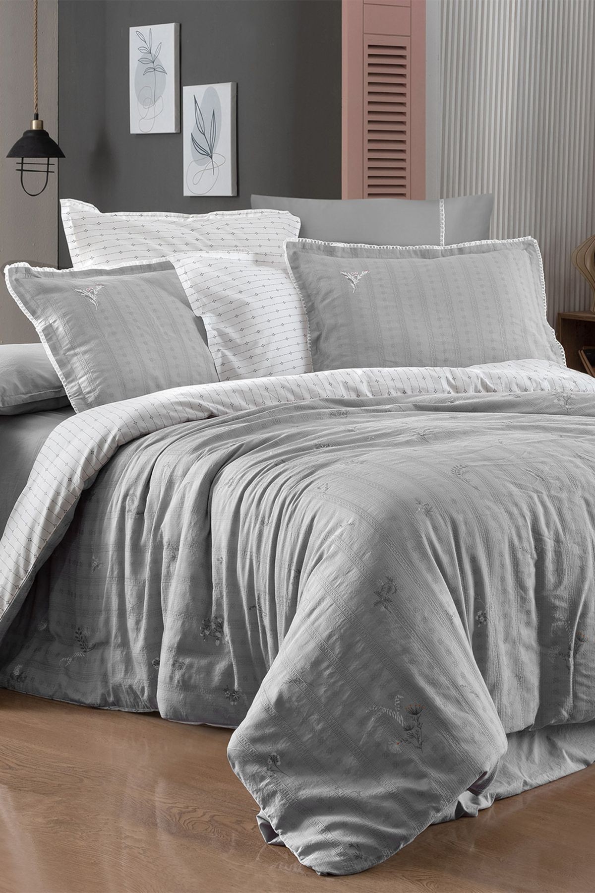 Gracia Çift Kişilik %100 Pamuk Mood Comfort Nevresim Takımı