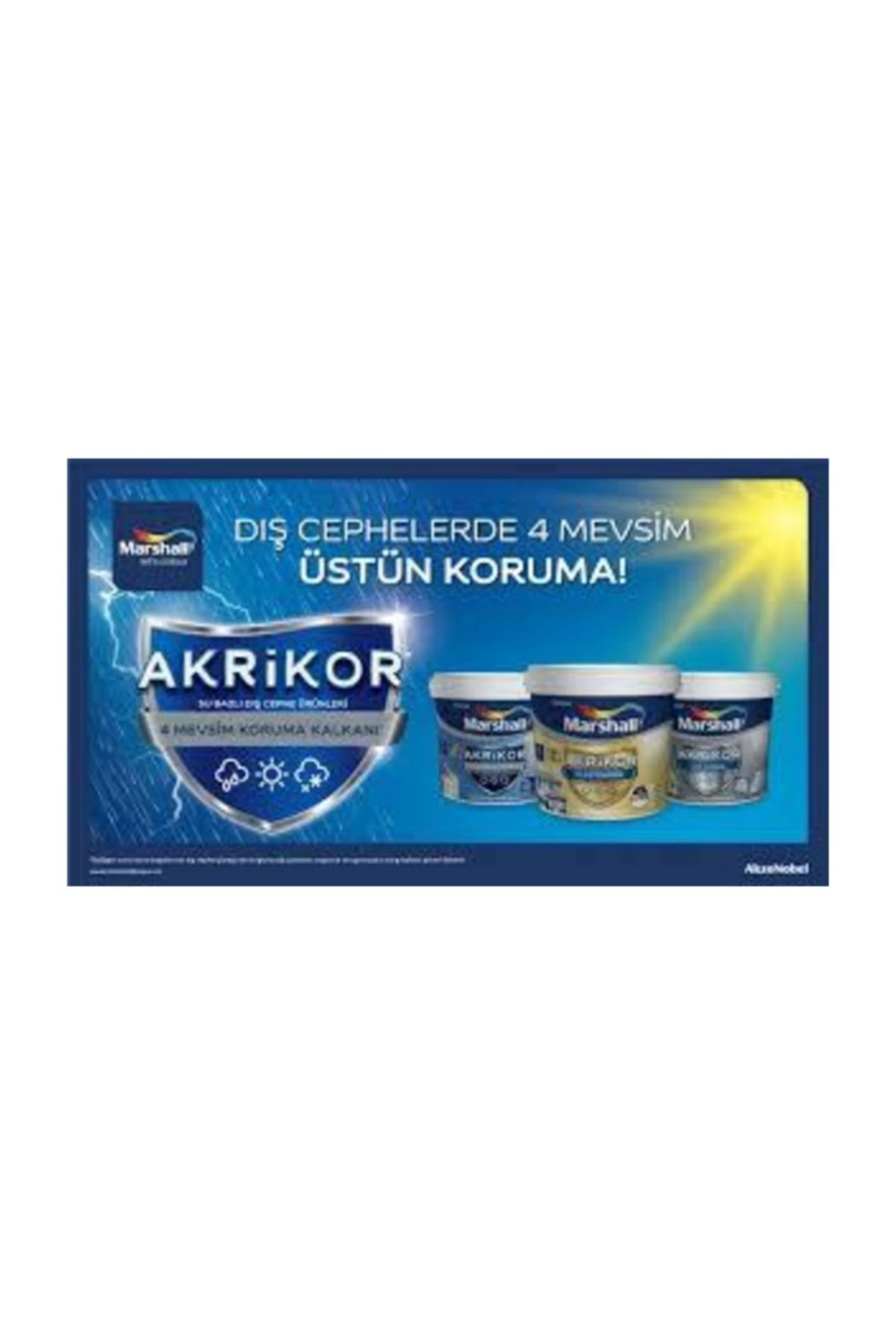 Akrikor Elastomerik Dış Cephe  Boyası 15 Lt T6