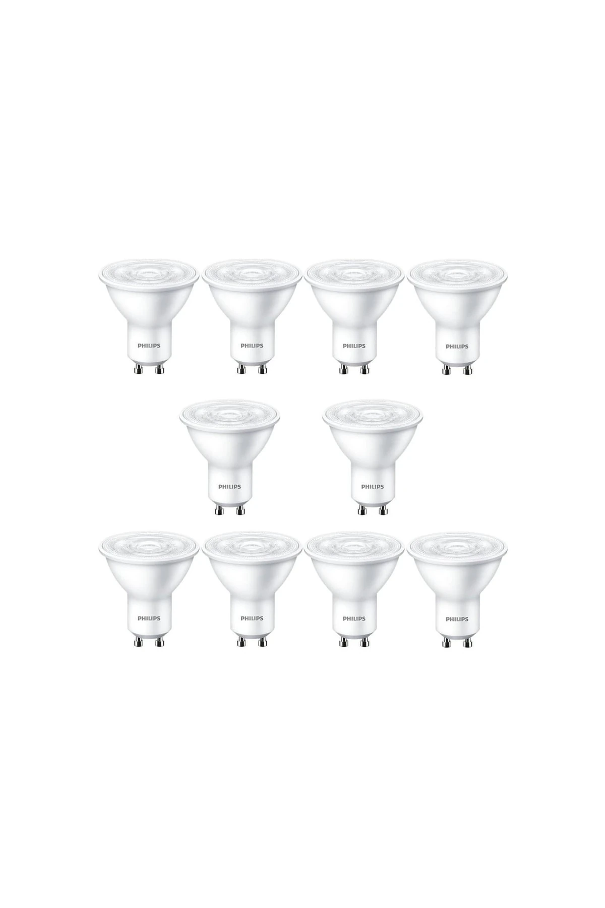 Essential 4,7W 50W Gu10 LED Spot Ampul IlıkBeyaz Işık 4000K - 10 Adet
