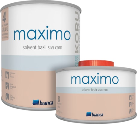 BİANCA  Maximo – Solvent Bazlı Sıvı Cam Parlak 0,5 kg