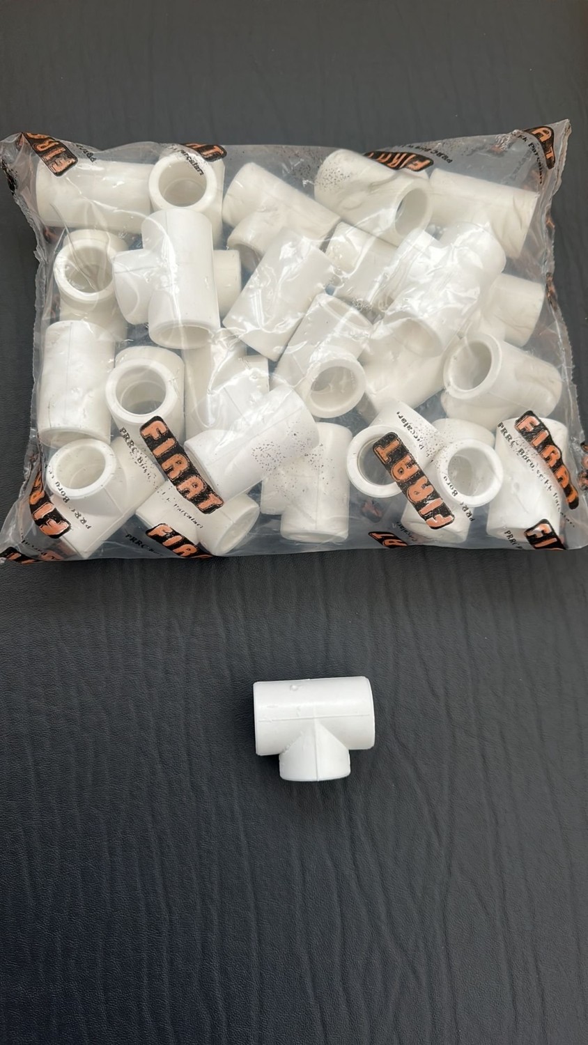 Pprc Te 20 mm Parçası Boru Ve Ek Parçaları 20 Adet