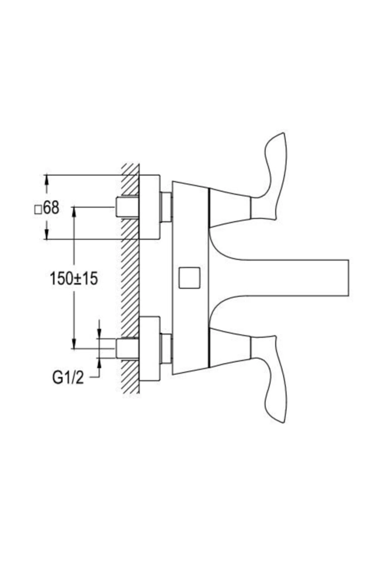 Karina Banyo Bataryası (krom)
