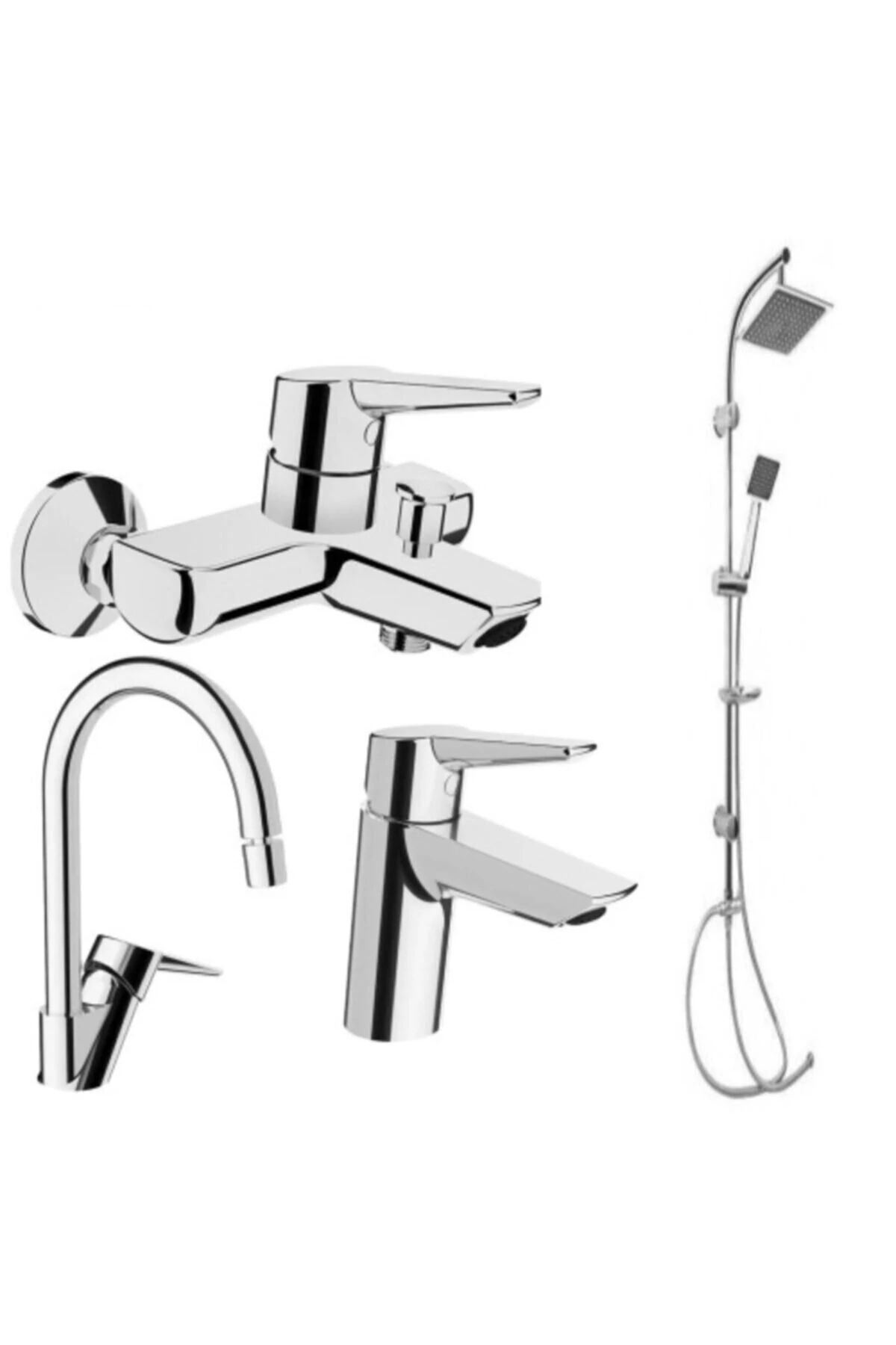 Solid S Batarya Seti Ve Gms Karine Tepe Yağmurlama Duş Takımı