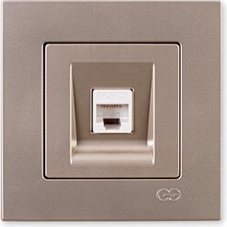 Eqona M. Bej Tekli Data Priz RJ45 (Cat6) (Mkz)
