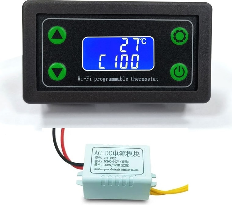 Smart Wifi 220V 1000C 10A Termostat
