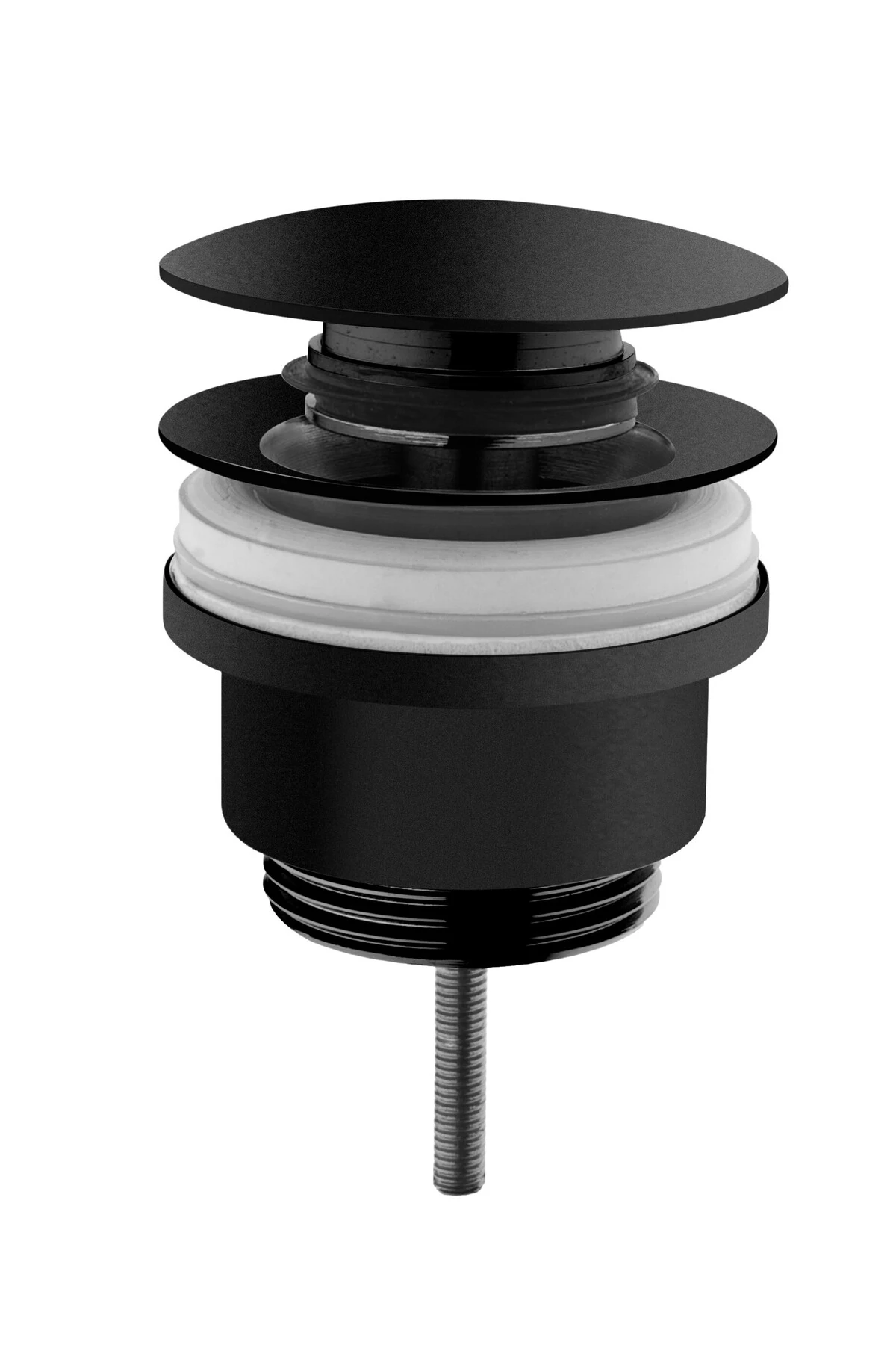 Origin A4514936wtc Lavabo Yuvarlak Süzgeci Universal (BASMALI), Mat Siyah