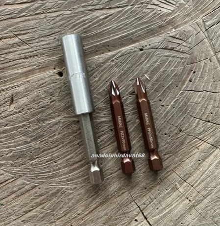MAKİTA Mıknatıslı Bits Uzatma Ucu Bits Uç Tutucu 75MM Ph2 Uç Pz2 Uç