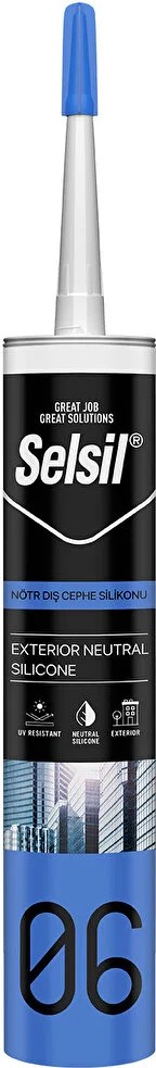 Nötr Dış Cephe Silikon Antrasit 300 ml