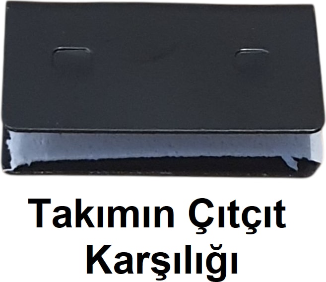 U Tipi Çıtçıtlı Cam Kapak Menteşe Seti 2 Takım