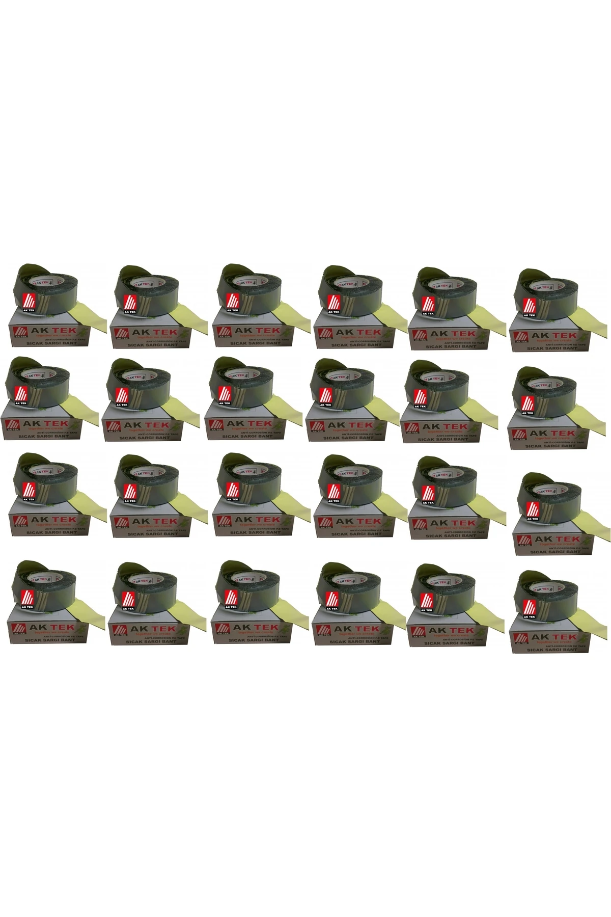AK TEK SICAK SARGI BANT   (M)  DOĞALGAZ BORU İZALASYON PAKET 24 LU