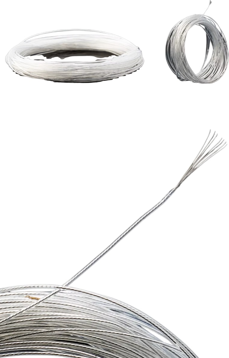 Kalaylı Bakır Kordon Kablo 0.22MM Şeffaf Montaj Kablosu Çok Damarlı ( 100 Metre)