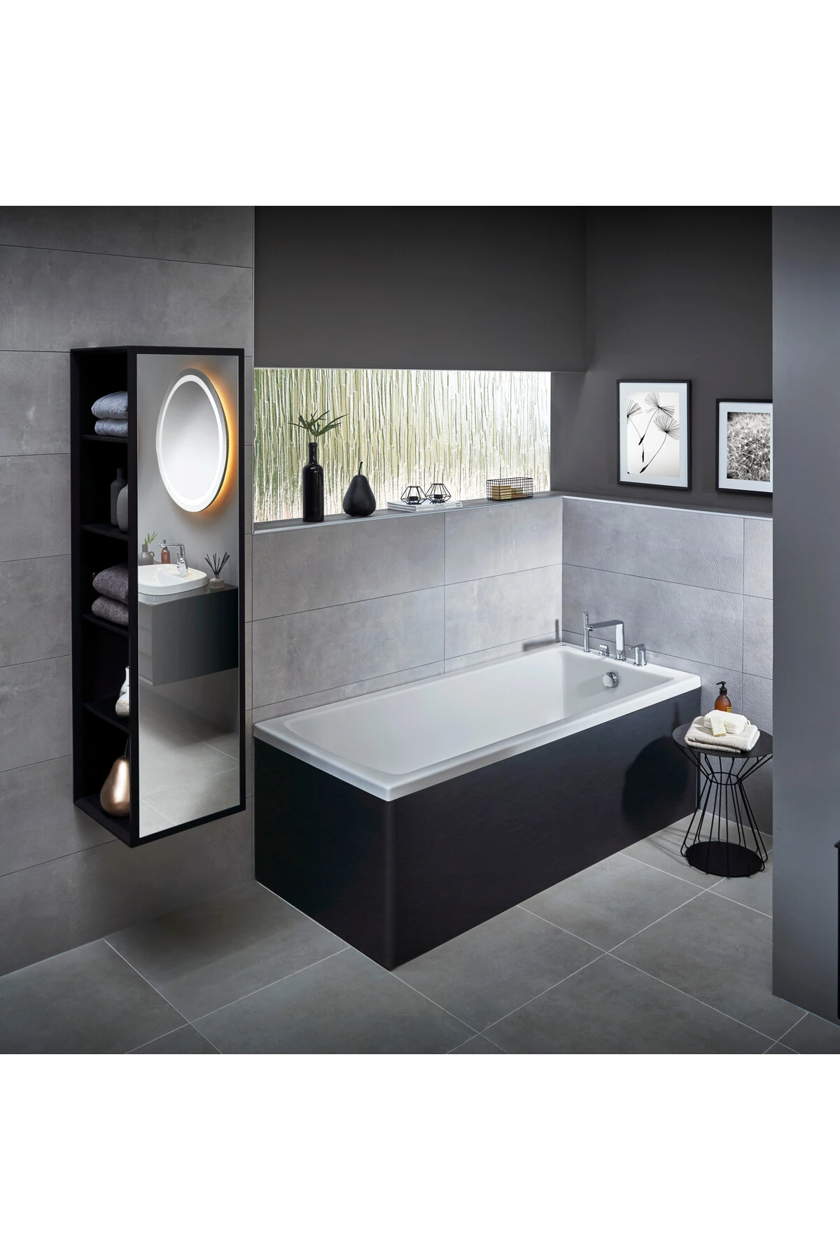 Suit L A42529 Küvet Bataryası, 4 Delikli, Krom