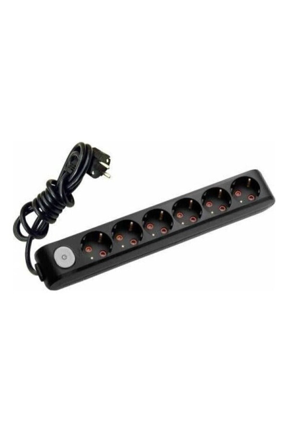 Multi-let Anahtarlı Siyah 6’lı Priz 5 Metre 90137605