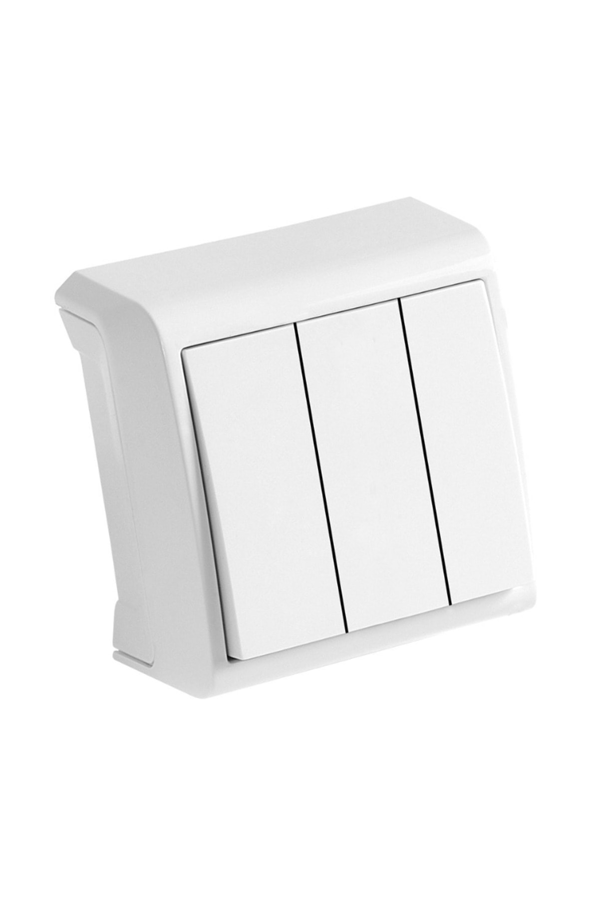 Viko 90681068 Vera Beyaz Üçlü Anahtar Sıva Üstü