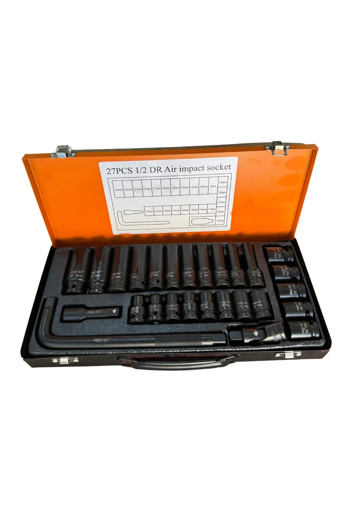 27 Parça Havalı Darbeli Uzun-kısa Lokma Takımı