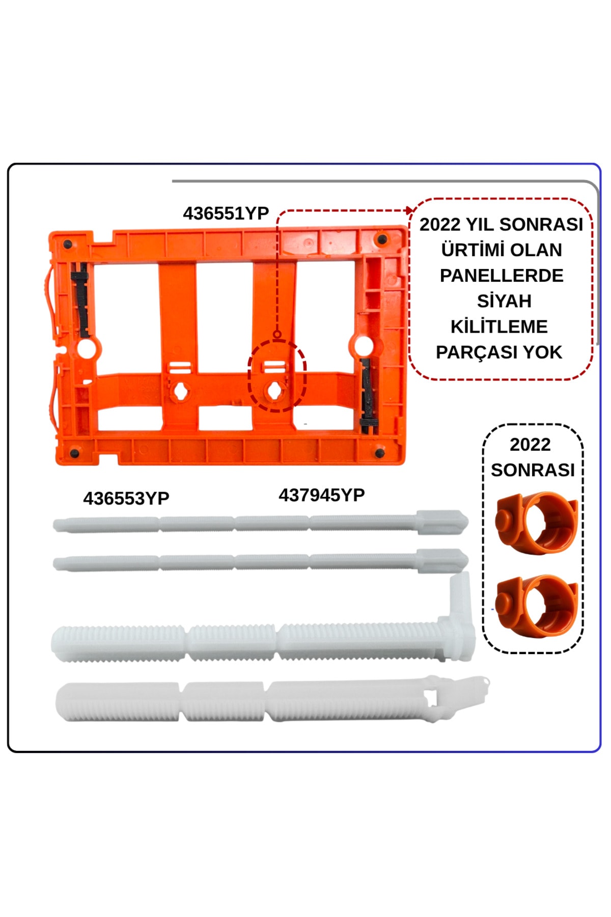 740-0680GR Kumanda Paneli Parlak Krom