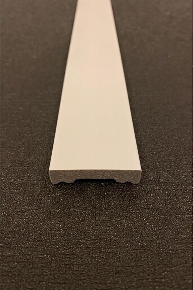 Boyanabilir Beyaz Düz Duvar Çıtası Dekoratif 4 Cm X 240 Cm 4 Adet