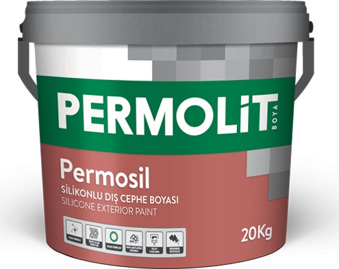 Permosil Silikonlu Dış Cephe Boyası 2407-TATLI Krem 3.5 kg