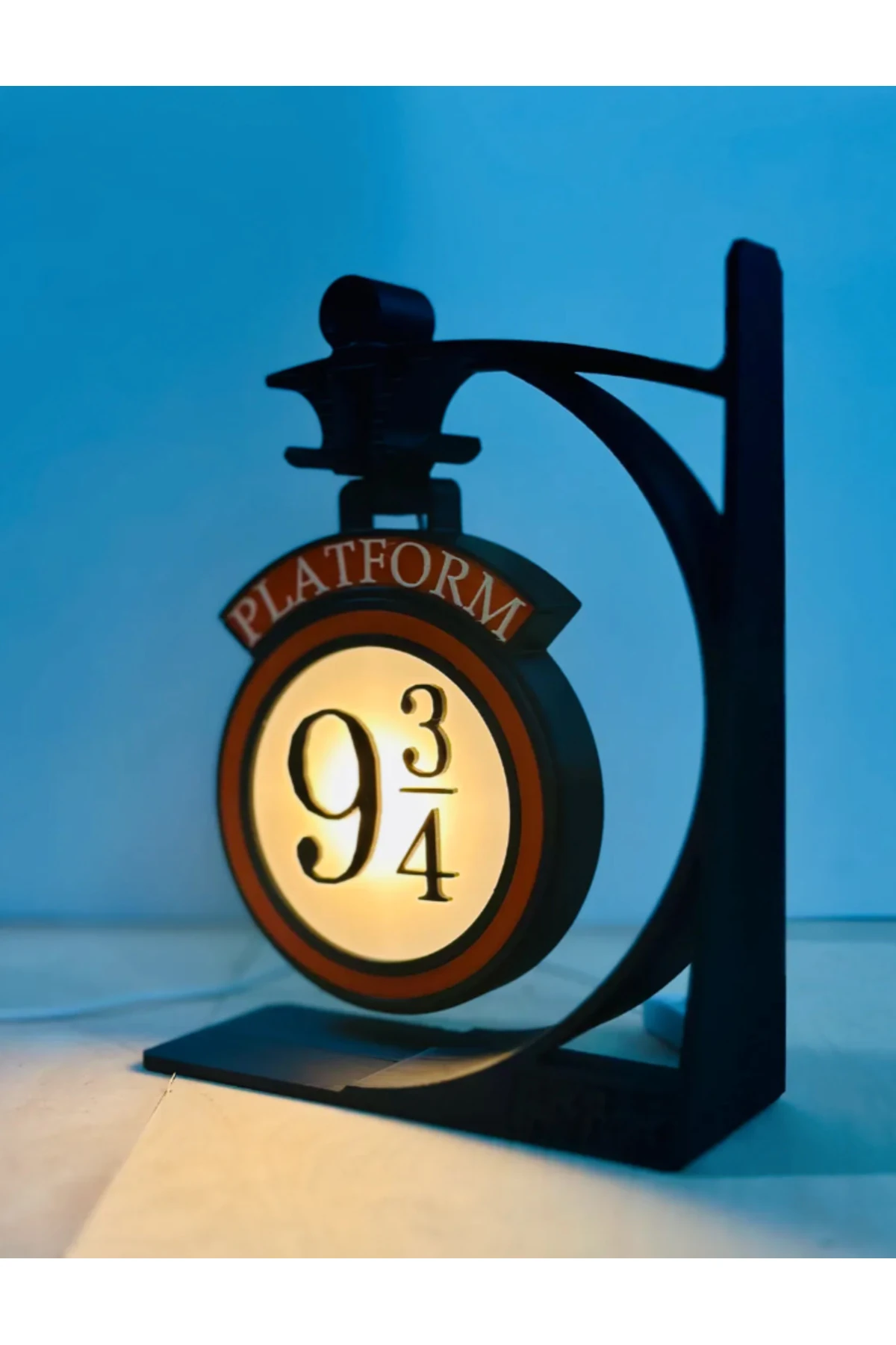 Kahverengi Harry Potter Platform Masaüstü USB'li Aç kapa anahtarlı lamba